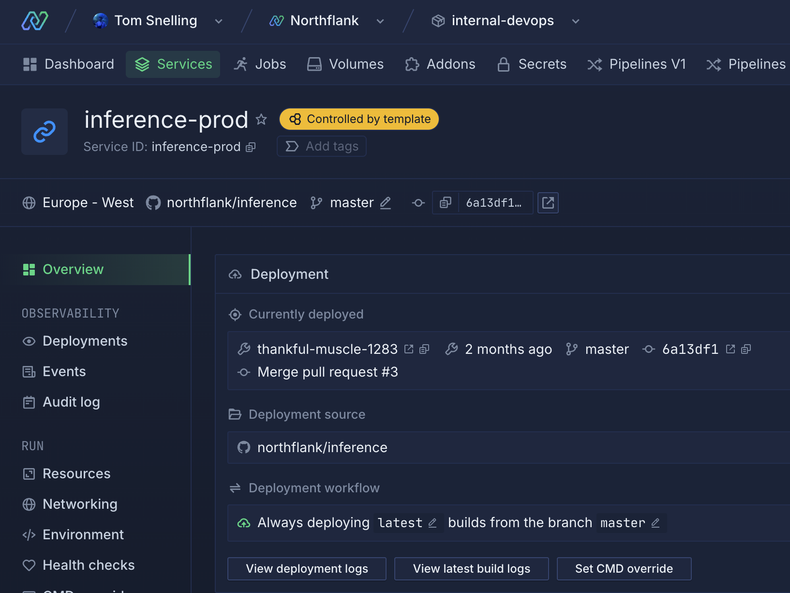 Run apps, databases, jobs.