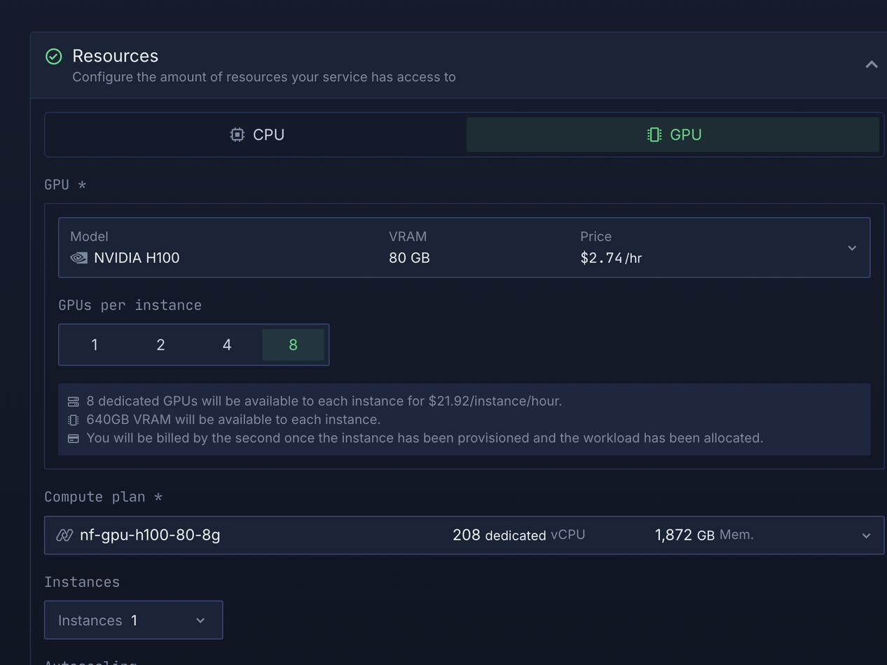 Deploy inference, APIs, notebooks, training.