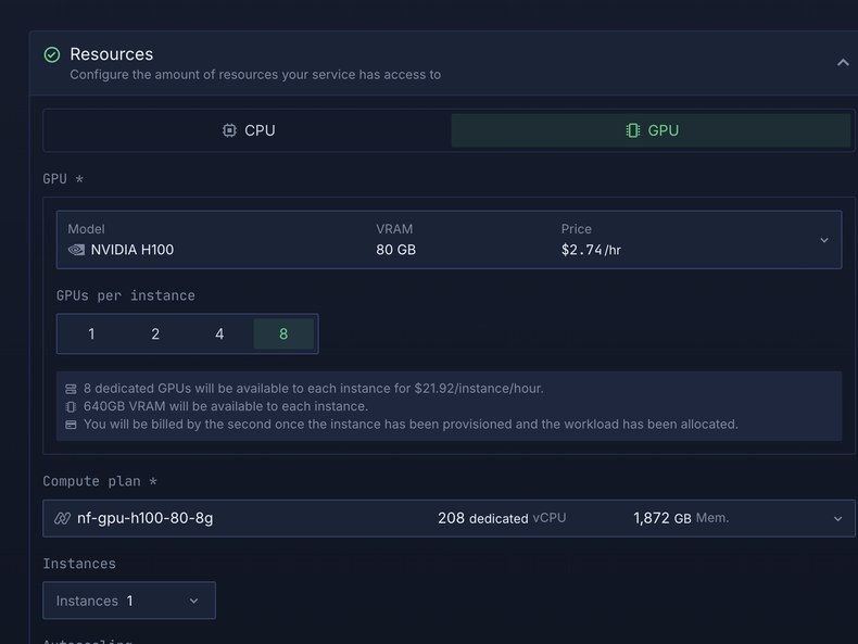 Deploy inference, APIs, notebooks, training